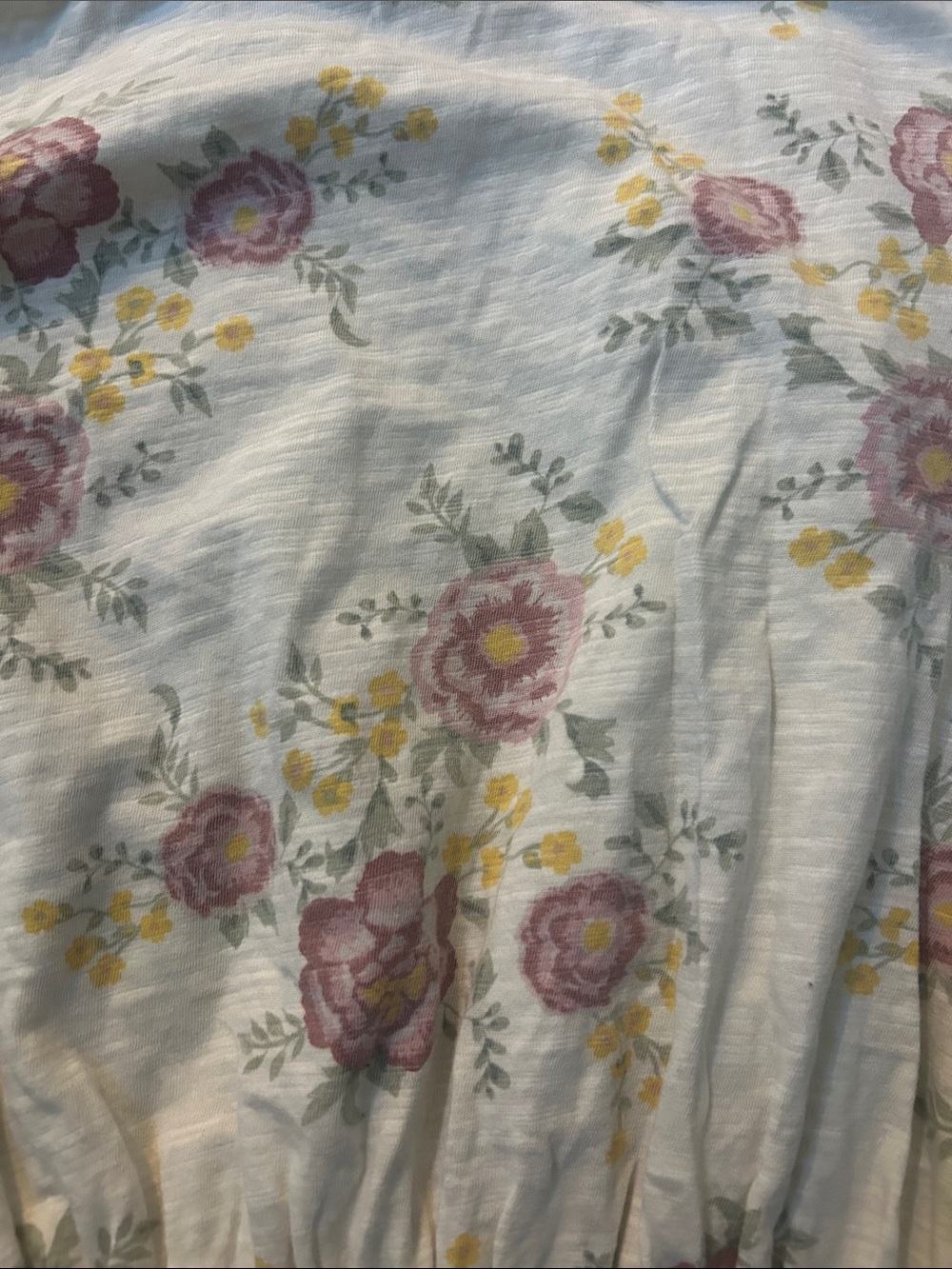 Festi White Floral Peplum Blouse - Picture 5 of 5